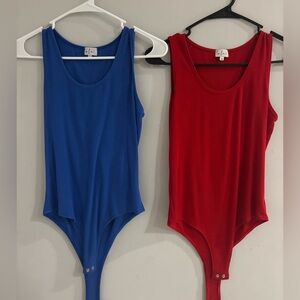 With Love Molly Ribbed Bodysuits